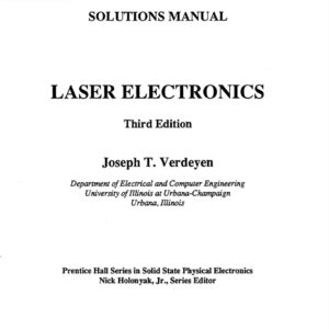 کتاب حل مسائل الکترونیک لیزر نویسنده وردین
